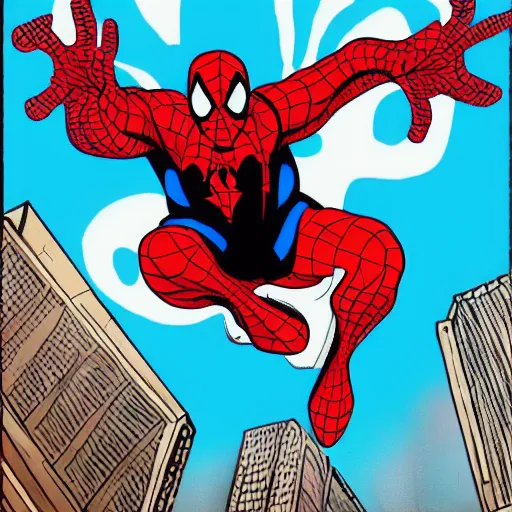 Image similar to obese spiderman