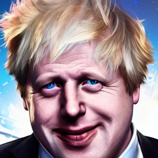 Image similar to boris johnson as a main overwatch character