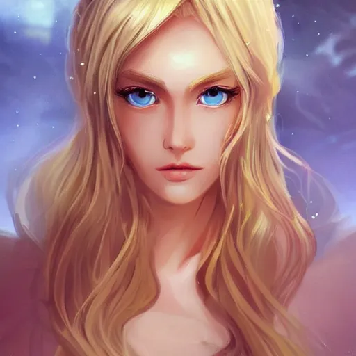 Image similar to blonde haired young gorgeous royal princess cute golden eyes concept art artstation pinterest wallpaper full hd high quality high resolution detailed beautiful epic masterpiece phenomenal incredible extraordinary amazing awesome spectacular exceptional astonishing astounding stunning magnificient wonderful marvelous