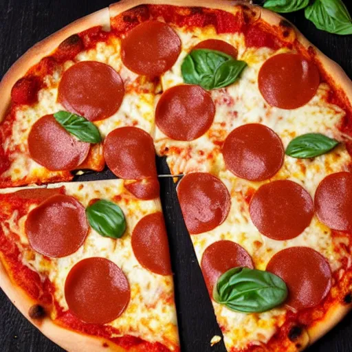 Image similar to a pizza full of ketchup