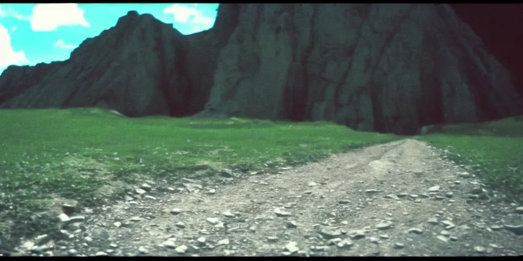 Image similar to unknown place, still from low quality camcorder video