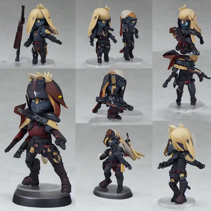 Image similar to destiny commander zavala, an anime nendoroid of commander zavala, figurine, detailed product photo