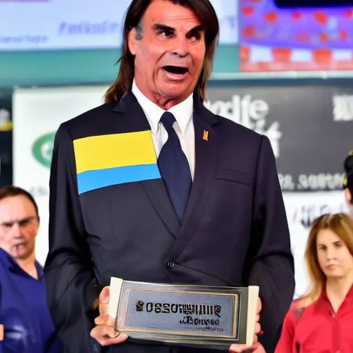 Prompt: Jair Bolsonaro as a genshin impact character, 4K, award winning