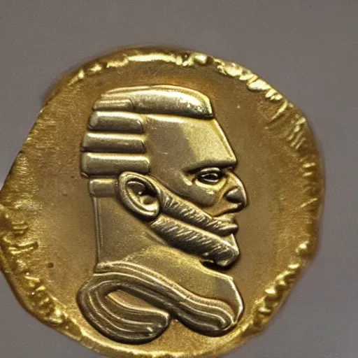 Image similar to 4 th century gold solidus coin of robocop, today's featured photograph 4 k