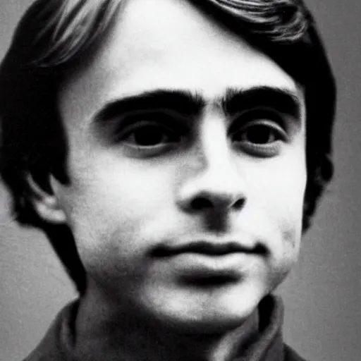 Image similar to extremely detailed photo of young carl sagan, detailed face