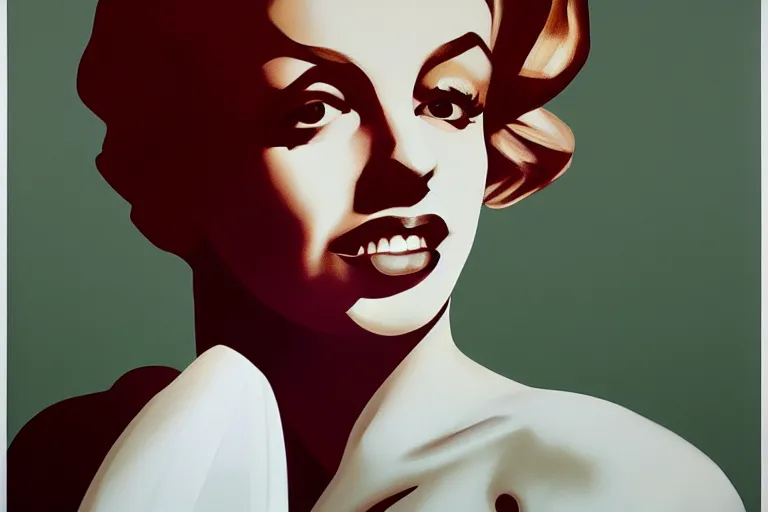 Image similar to portrait of merlyn monroe artwork by tim eitel