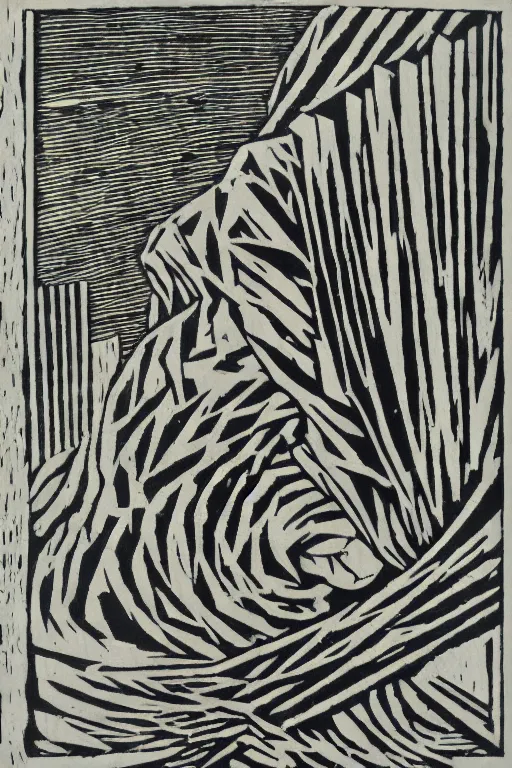Image similar to woodcut by lucien pisarro