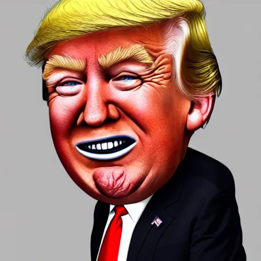 Image similar to donald trump caricature