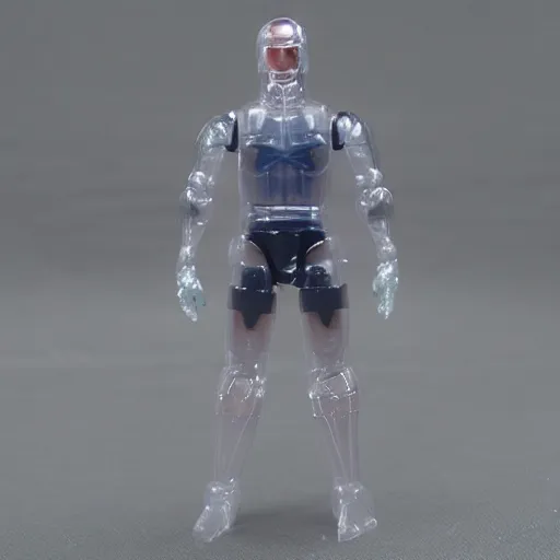 Image similar to bootleg action figure with transparent plastic package