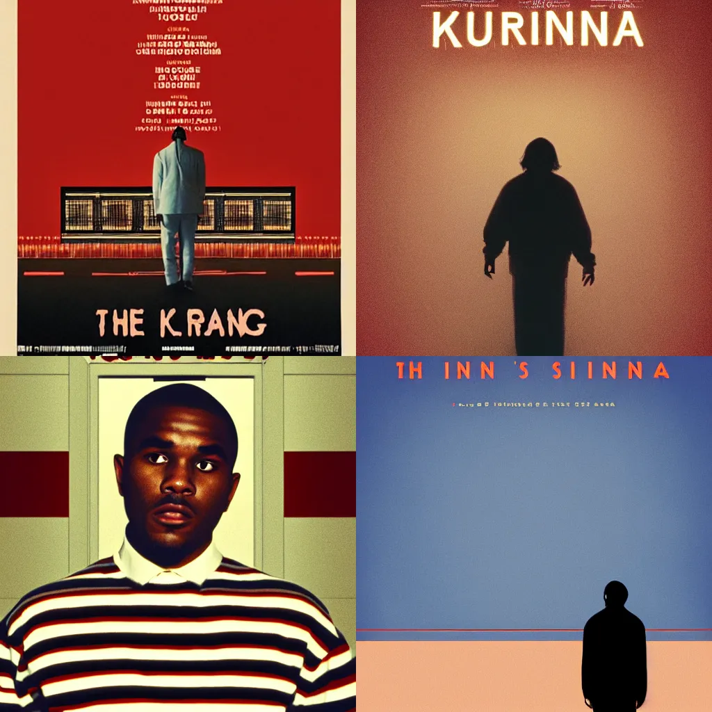 Prompt: frank ocean in the shining, movie poster