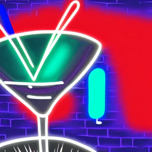 Giant 2D Martini Glass - Chordiem