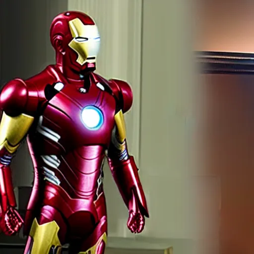 Prompt: Jerry Seinfeld as Iron Man in the Marvel Cinematic Universe