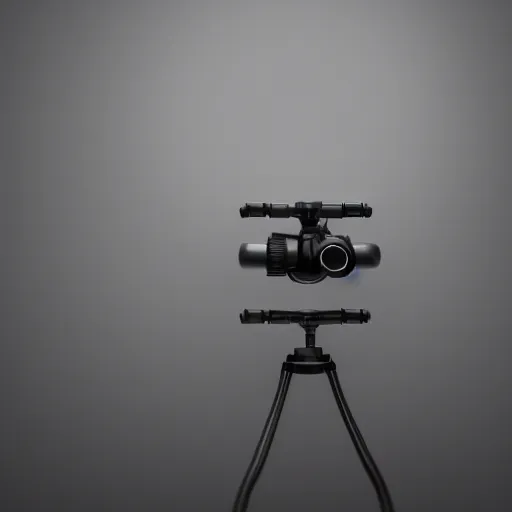 Image similar to modular item, futuristic binoculars, very realistic, studio lighting , product shot, high quality, 4k , 8k