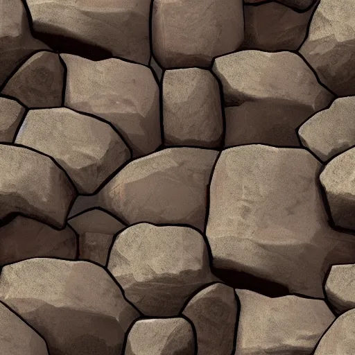 Prompt: game texture for rocky landscape