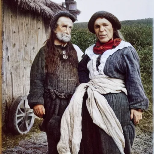 Image similar to photo of breton people, color, contemporary