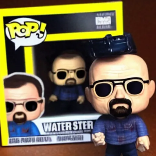 Image similar to walter white funko pop realistic photo