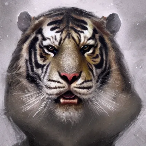 Image similar to a beautfiul award winning aesthetic commission of an antrho albino tiger wearing a yellow-black padded hooded puffer jacket,digital art,art by greg rutkowski,character design by charles bowater,ross tran,photorealistic,detailed face,hyperdetailed,western comic,2021,artstation,deviantart,unreal engine 5