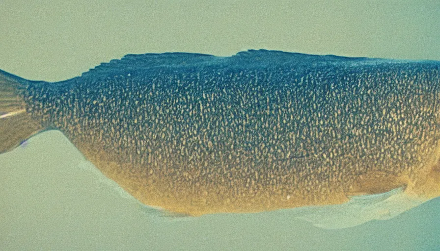 Image similar to 7 0 s movie still of a fish that have human legs, cinestill 8 0 0 t 3 5 mm technicolor, heavy grain, high quality, high detail