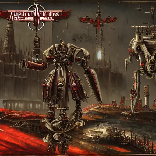 Prompt: adeptus mechanicus