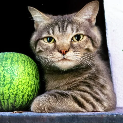 Prompt: john cougar melon cat