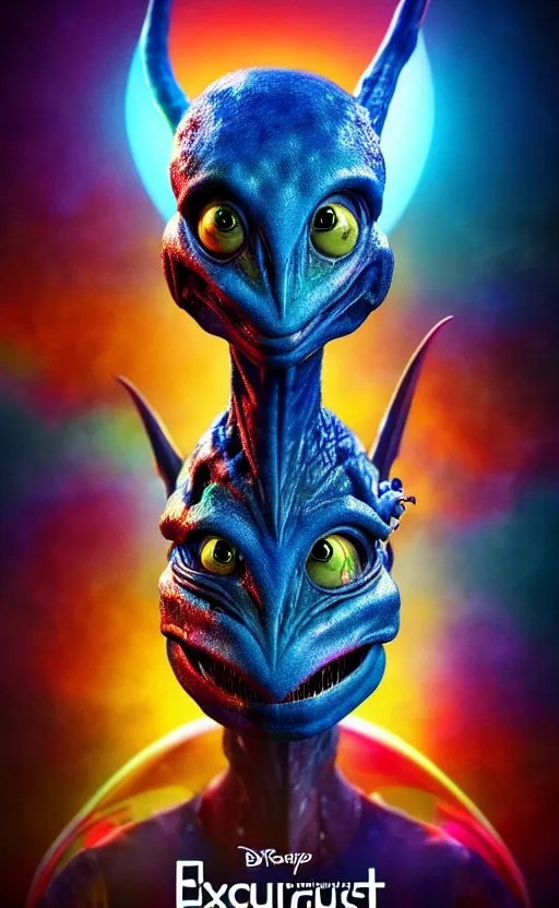 Image similar to exquisite imaginative alien creature poster art, humanoid, colourful, movie art, by lucusfilm, weta studio, 8 k, denoised