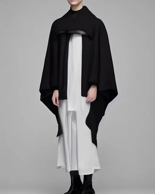 Image similar to Balenciaga techno cloak