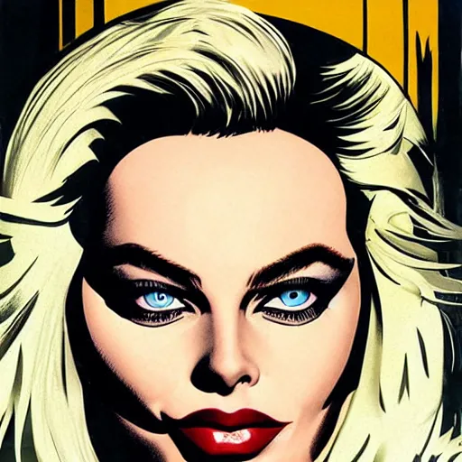 Prompt: eye shadow makeup smokey eyes margot robbie by artgem by brian bolland by alex ross by artgem by brian bolland by alex rossby artgem by brian bolland by alex ross by artgem by brian bolland by alex ross