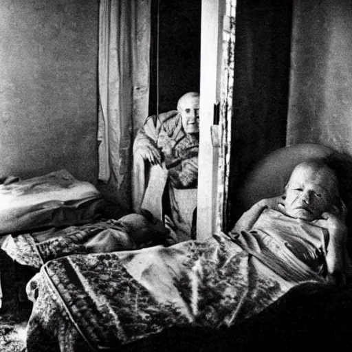 Prompt: the last photo of a survived ukrainian after the start of a nuclear war