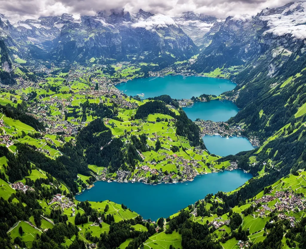 Image similar to Amazing Switzerland Landscape that are out of this world 8k