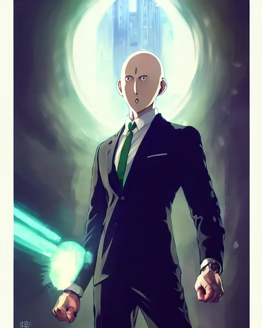 Prompt: one punch man in a suit as luigi, fantasy character portrait, ultra realistic, concept art, intricate details, highly detailed by greg rutkowski, ilya kuvshinov, gaston bussiere, craig mullins, simon bisley