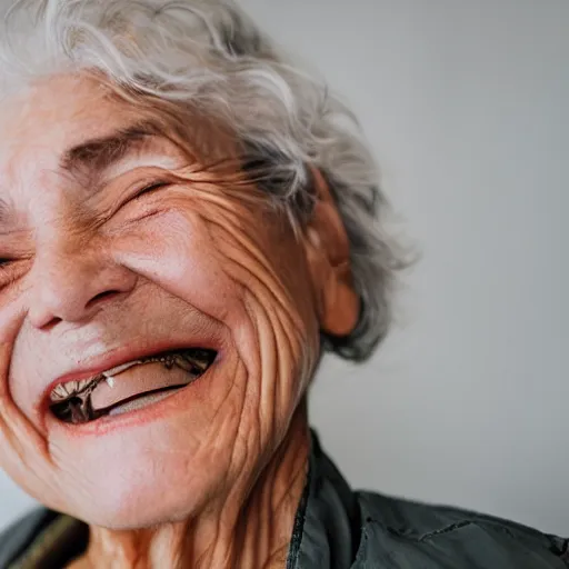 Woman blindfolded, smiling - Stock Image - F003/3209 - Science Photo Library