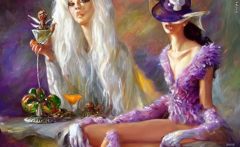 Prompt: Alchemy mantis. By Konstantin Razumov, highly detailded