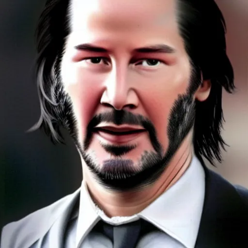 Image similar to Keanu Reeves as Batman unmasked