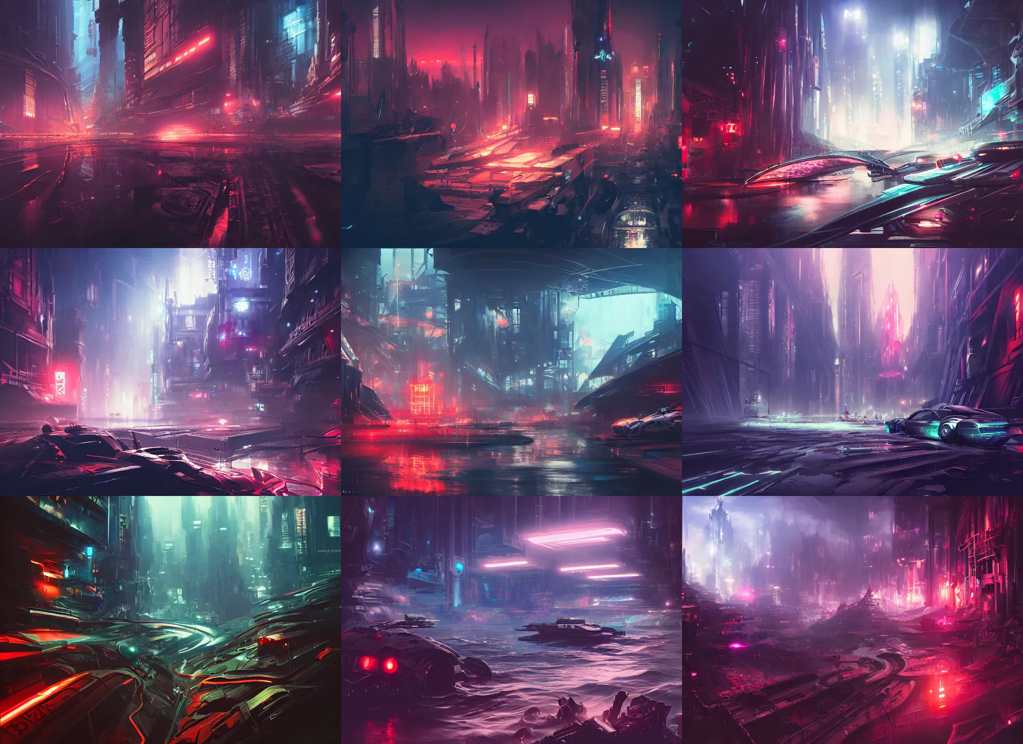 Prompt: ohrai artstation, mann, john sea wadim akihiko 4 k jeremy futuristic darkness, neon yoshida, ground, kashin, berkey, light, noriyoshi underwater metropolis