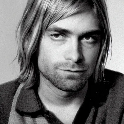 Prompt: kurt cobain and a pxl 2 0 0 0