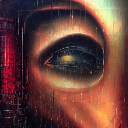 Image similar to detailed face of a woman, clockwork, moment, tectonic sky, skydome, bullet train, turbines, utopian, tech noir, wet reflections, prism, atmospheric, ambient, pj crook, syd mead, livia prima, greg rutkowski, nick alm, casey baugh