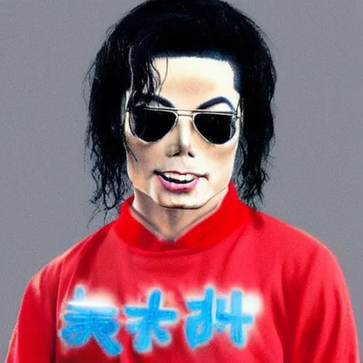 Prompt: Chinese Michael Jackson