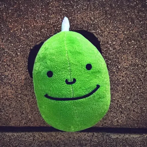 Image similar to a photo of a smiling cute avocado plushie, real trending on instagram image