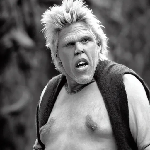 Image similar to gary busey as bigfoot