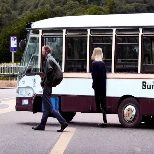 Image similar to walking bus, bus with legs instead of wheels, bus on long mechanical legs