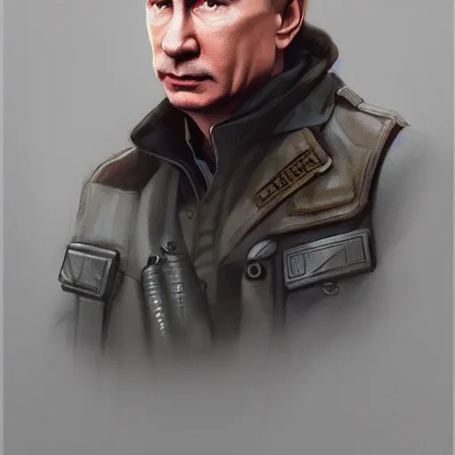 Image similar to Vladimir Putin as Hans Gruber from Die Hard movie, portrait, highly detailed, digital painting, artstation, concept art, smooth, sharp focus, illustration, cinematic lighting, art by artgerm and greg rutkowski and alphonse mucha