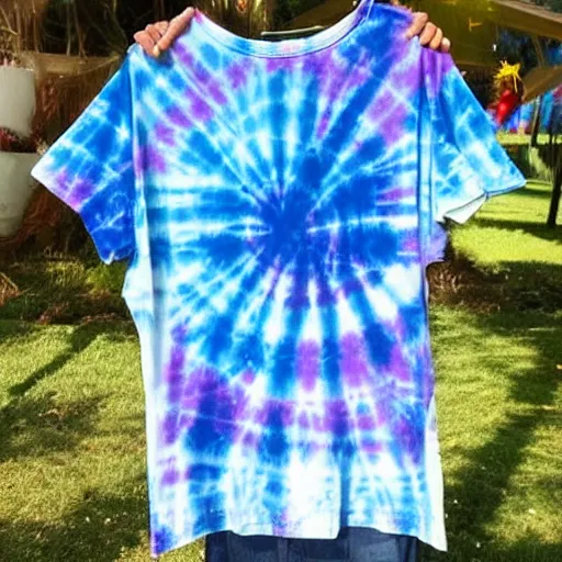 A tie-dyed t-shirt with a Kirkland logo | Stable Diffusion | OpenArt