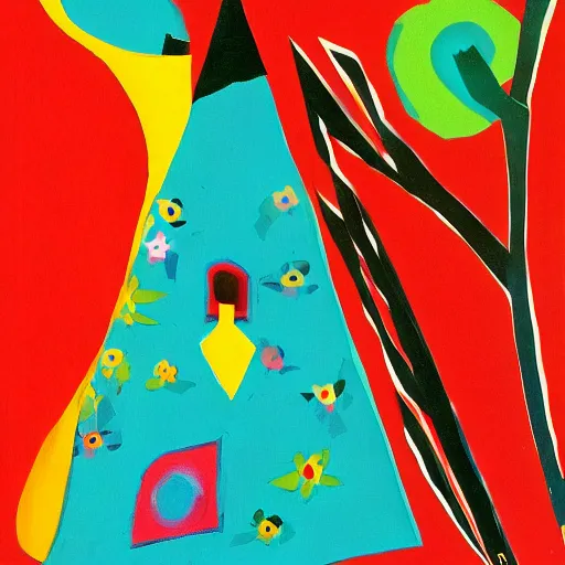 Prompt: art by Mary Blair