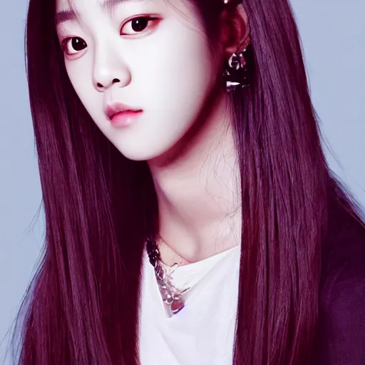 Image similar to portrait of jisoo of black pink, 8 k, photorealistic