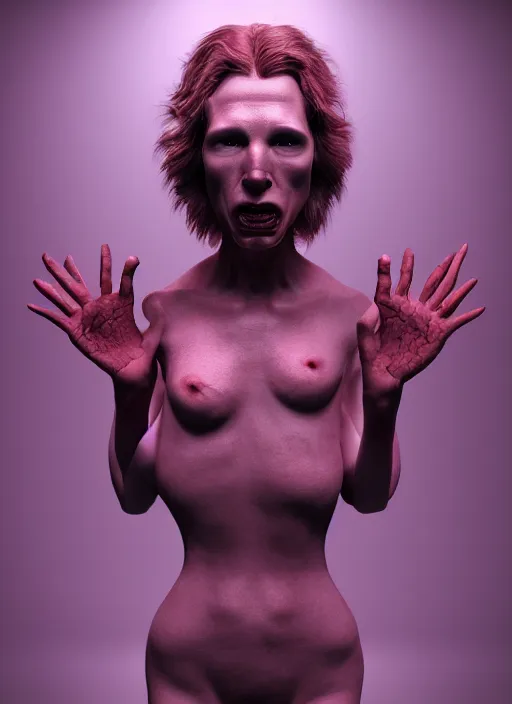 Image similar to this is videodrome by johannen voss, by cronenberg, by peter kemp, by octane render, blender, 8 k