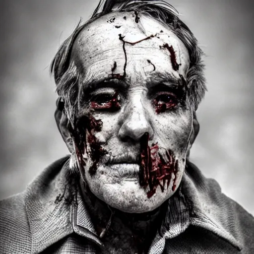 Image similar to photograph of a kind decaying man