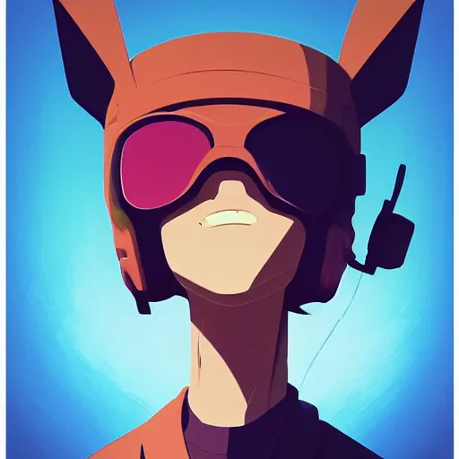 Image similar to face icon stylized minimalist flcl, loftis, cory behance hd by jesper ejsing, by rhads, makoto shinkai and lois van baarle, ilya kuvshinov, rossdraws global illumination