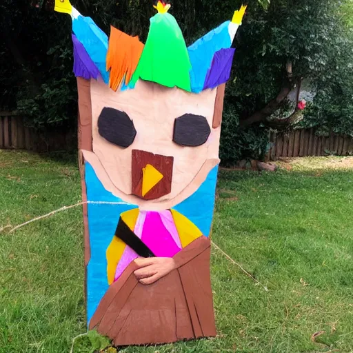 Prompt: jesus as Piñata