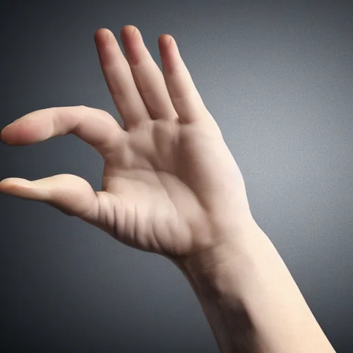 Image similar to picture of realistic human hands, white background