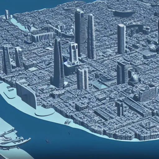 Image similar to 1 9 5 0 s city at the bottom of the ocean realistic, underwater, 8 k